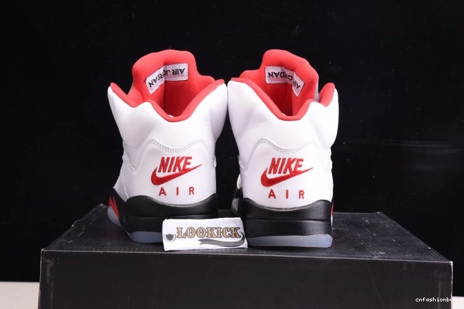 Air DA1911-102 5 Fire Tongue (2020) Jordan Retro Silver Red 0811
